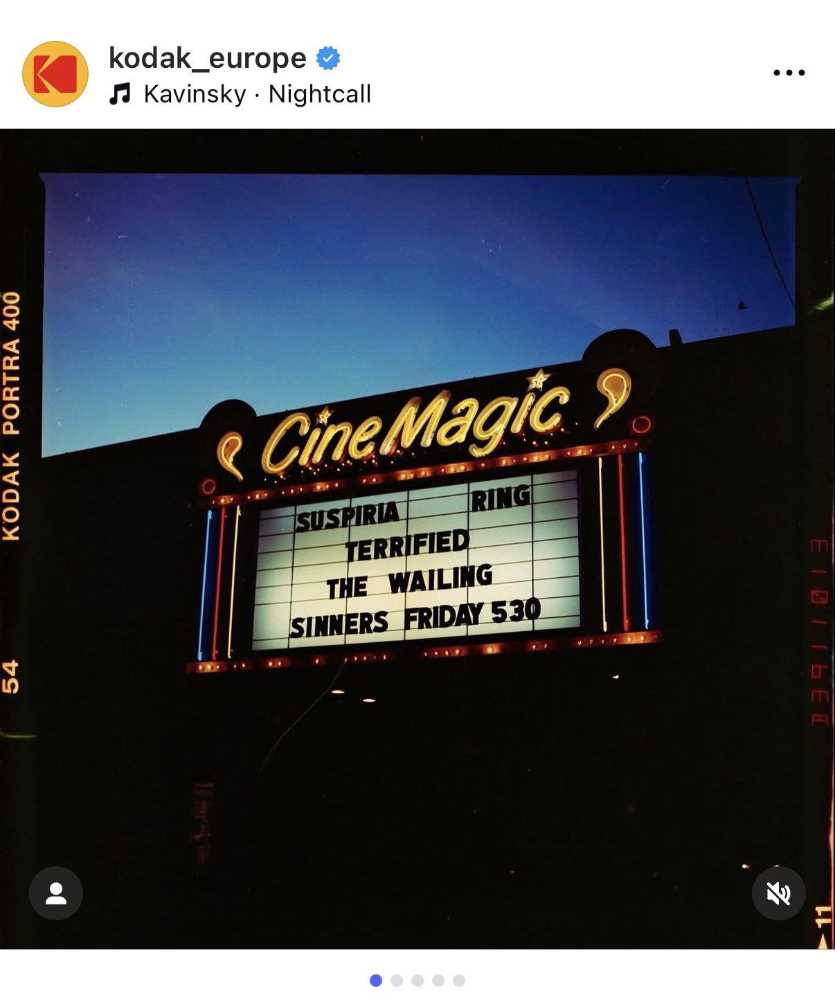 Analog film photograph
